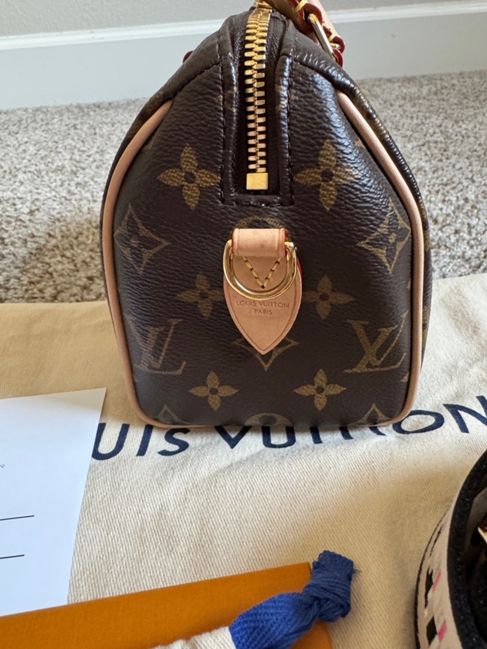 AUTHENTIC LOUIS VUITTON SPEEDY 20 dustbag, box and receipt - Picture 4 of 15